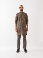 LUIS RAIN KURTA  - GREY view 4