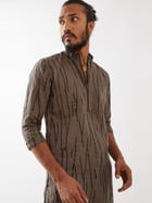 LUIS RAIN KURTA  - GREY view 5