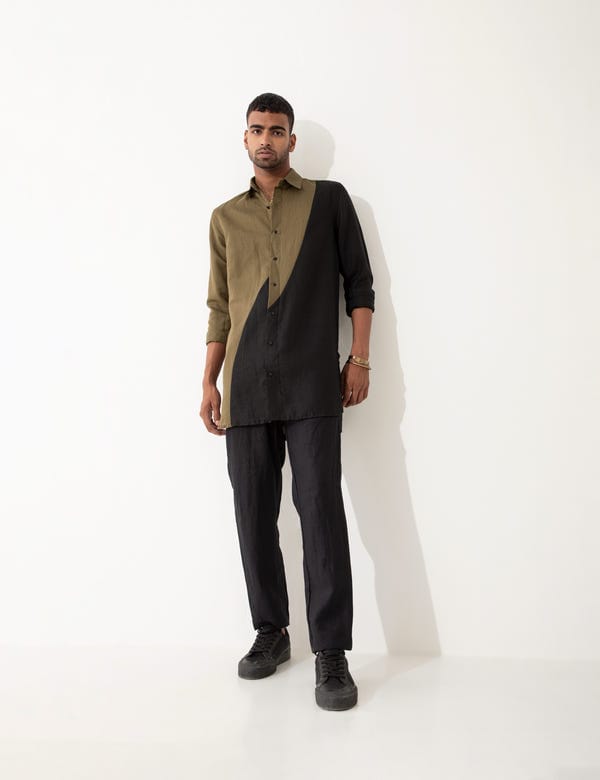 SON OF A NOBLE - SNOB — BROCK SHIRT - BROWN