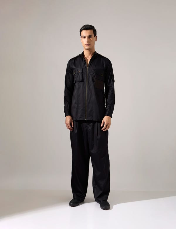 SON OF A NOBLE - SNOB — Simon Shirt - Black - Look
