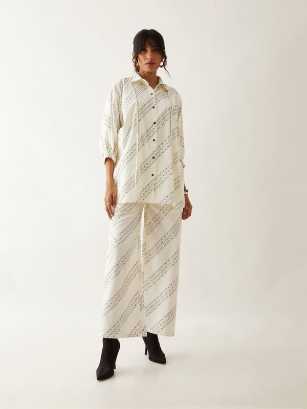 SON OF A NOBLE - SNOB — DANA SHIRT - OFF WHITE