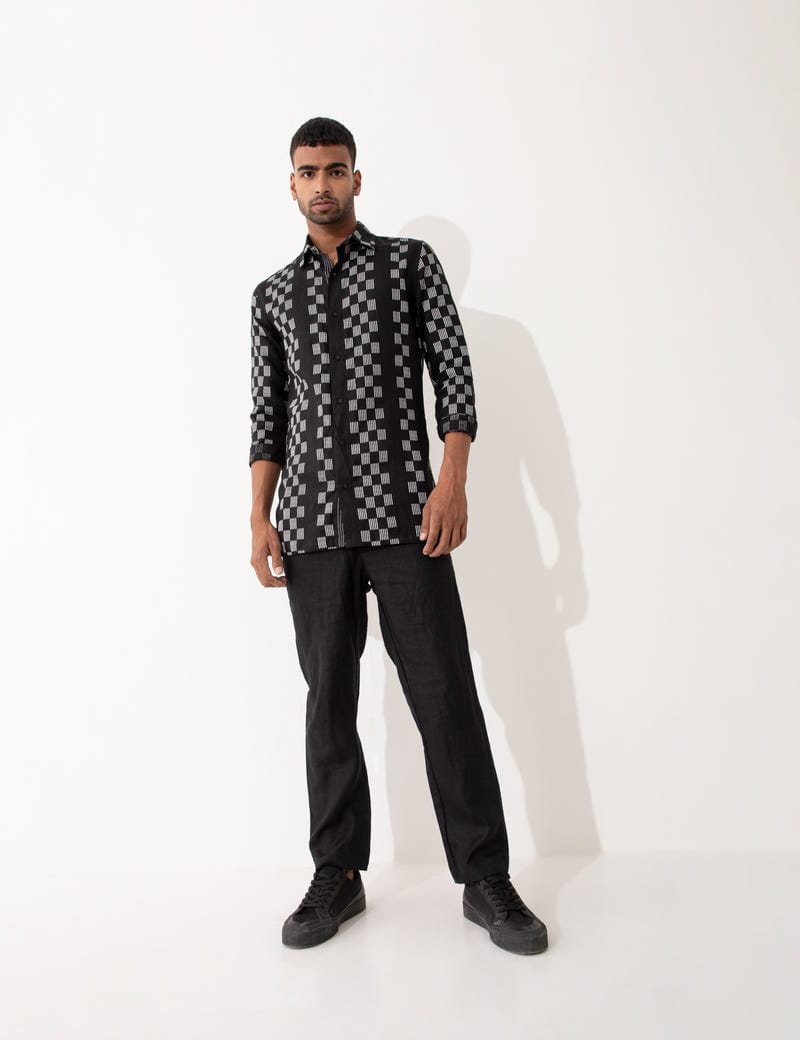 ERRY HOPSCTOCH SHIRT SET - BLACK