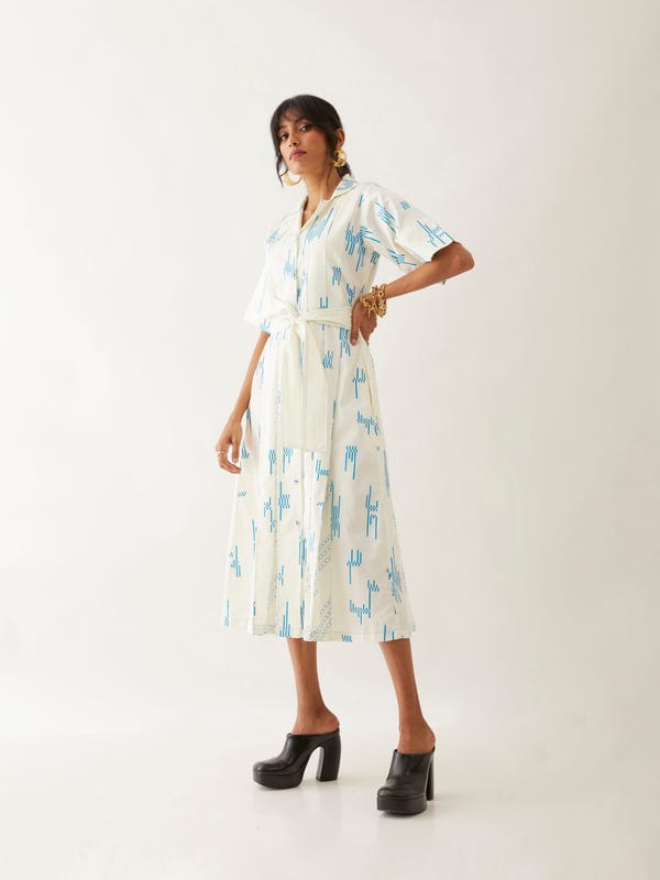 SON OF A NOBLE - SNOB — MIYOKO DRESS - OFF WHITE