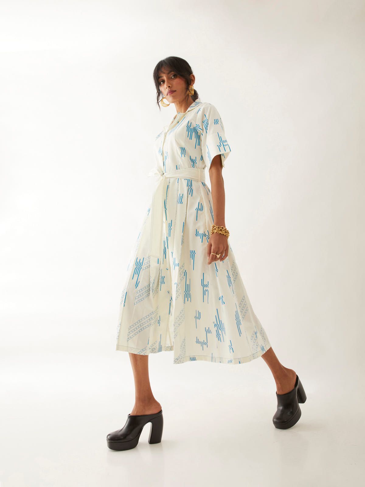 MIYOKO DRESS - OFF WHITE - image 4