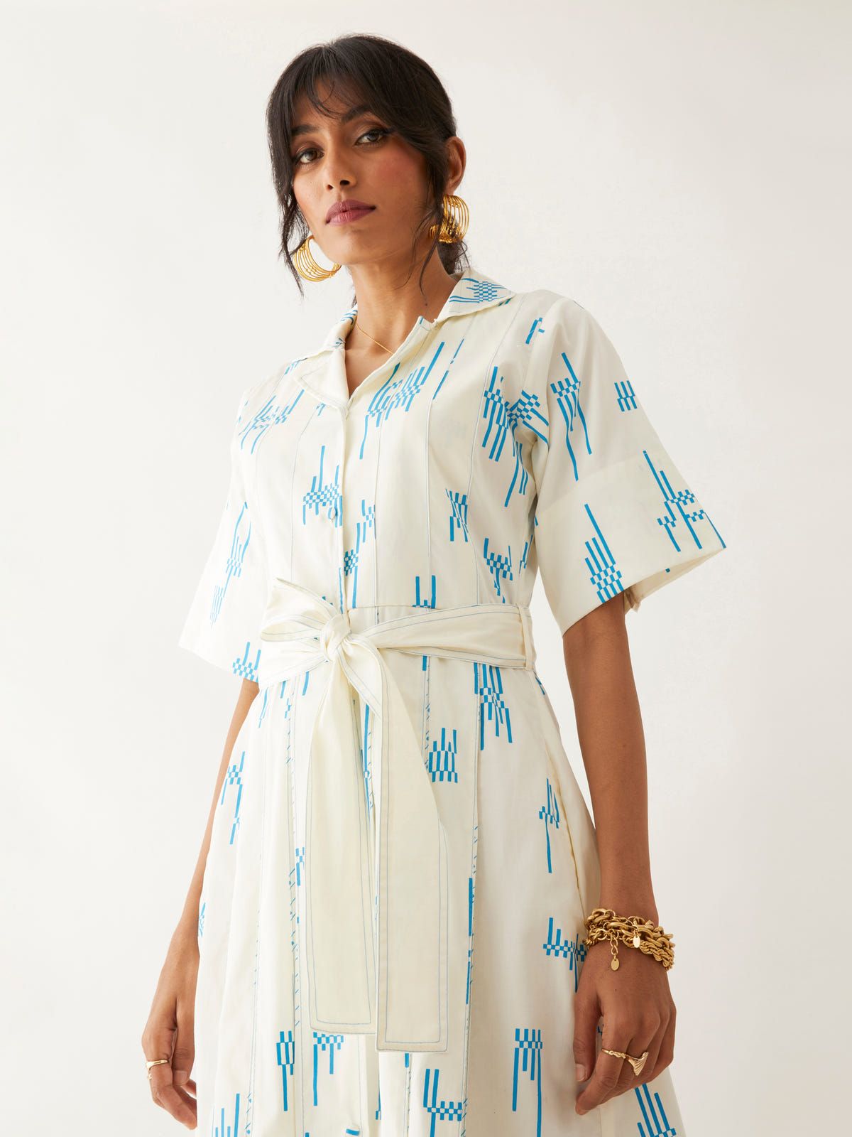 MIYOKO DRESS - OFF WHITE - image 5