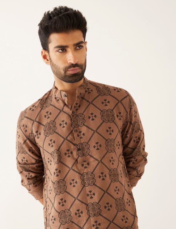 SON OF A NOBLE - SNOB — HALLES - CLOVER - KURTA - BROWN
