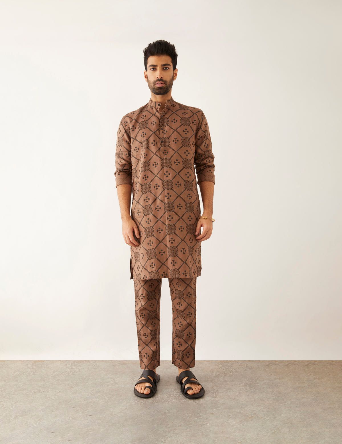 HALLES - CLOVER - KURTA - BROWN - image 2