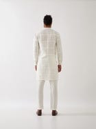 LUKE KURTA SET - WHITE view 4