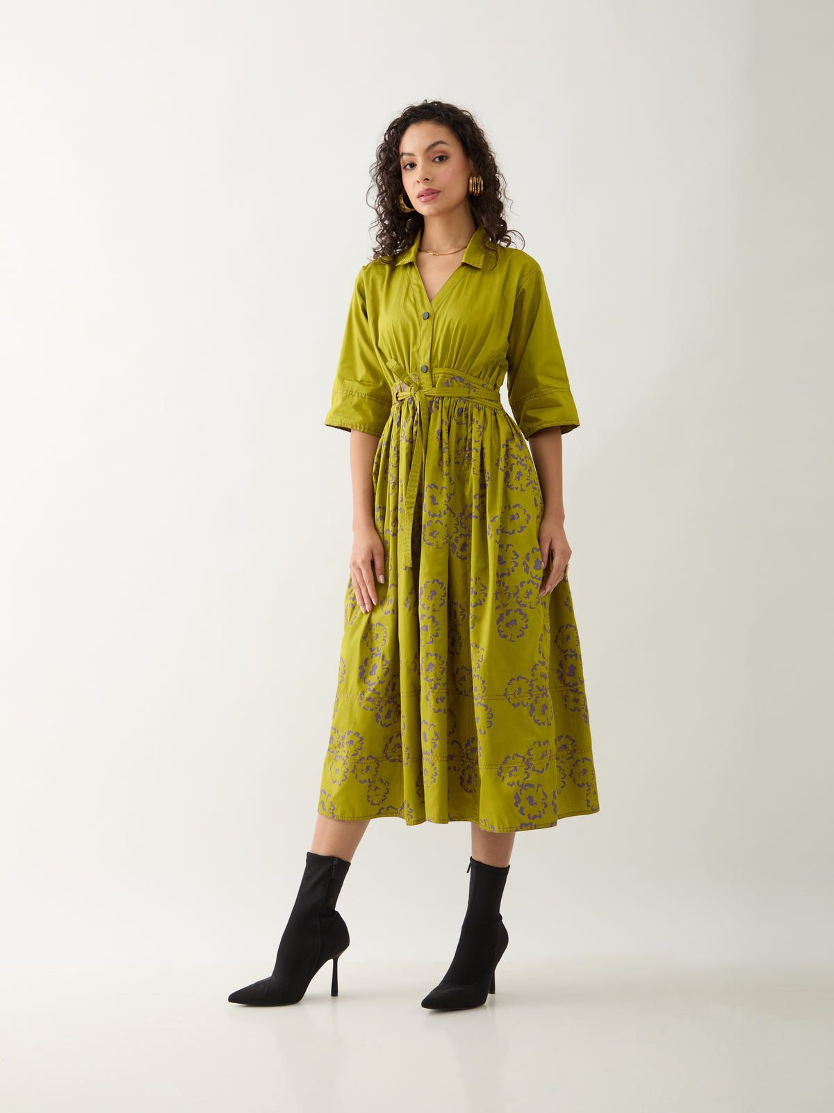 DELTA DRESS - LEAF - image 2