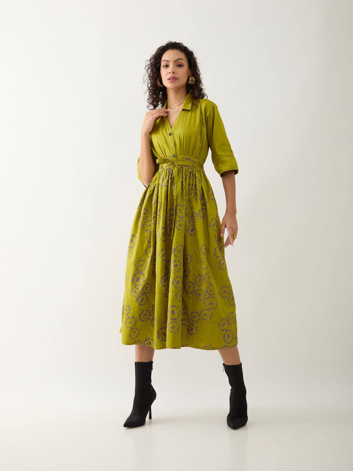 DELTA DRESS - LEAF - image 6