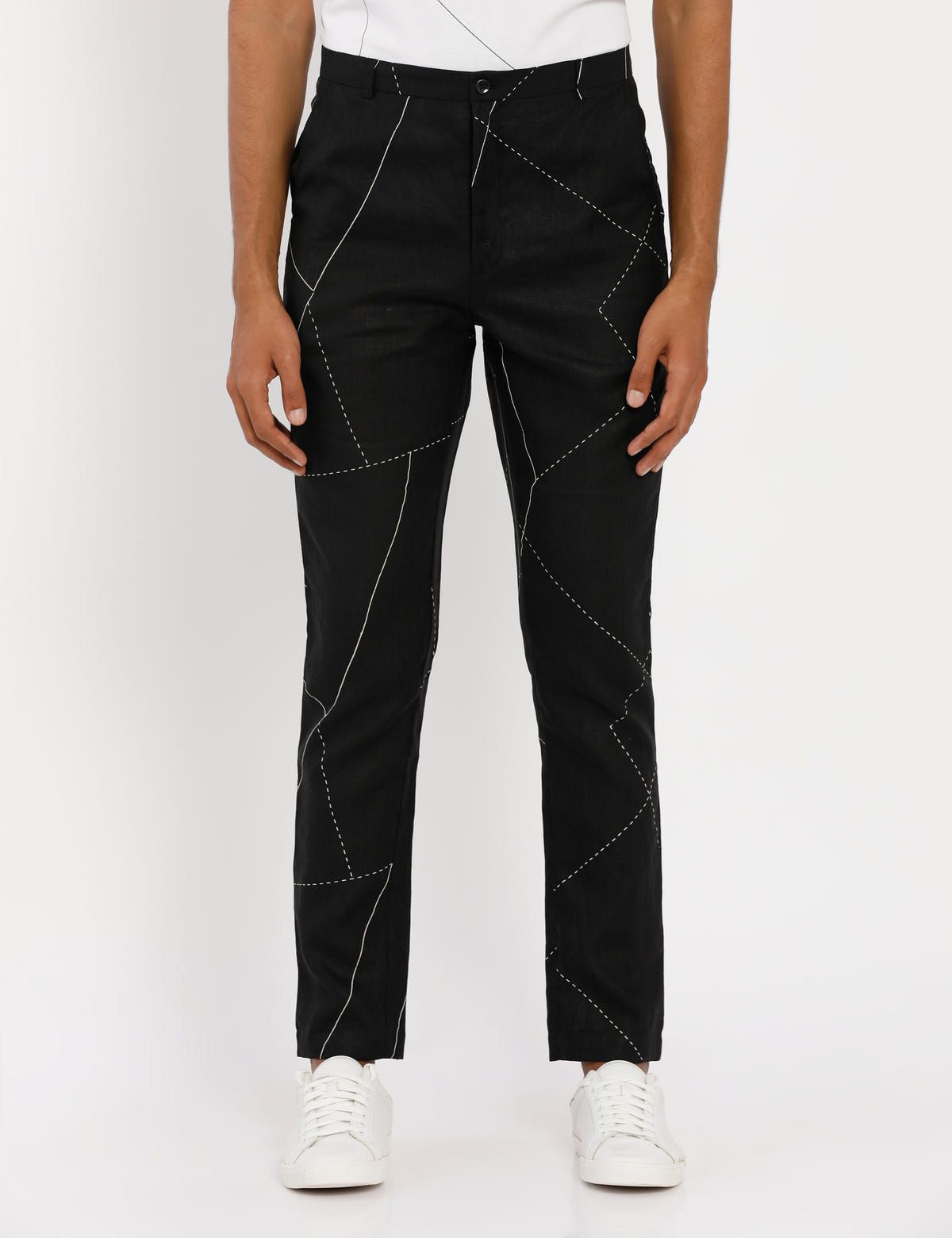 TOCO LINE TROUSER - BLACK - image 1