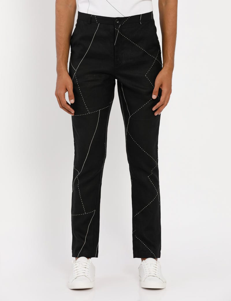 TOCO LINE TROUSER - BLACK