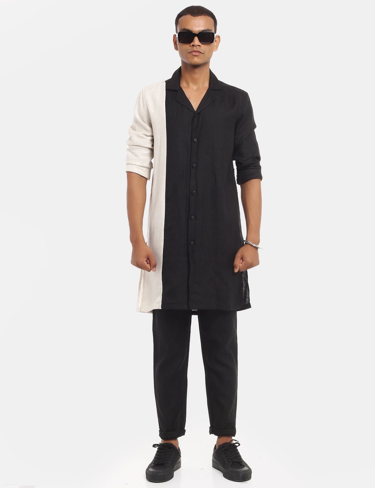 HELIX KURTA - BLACK - image 3