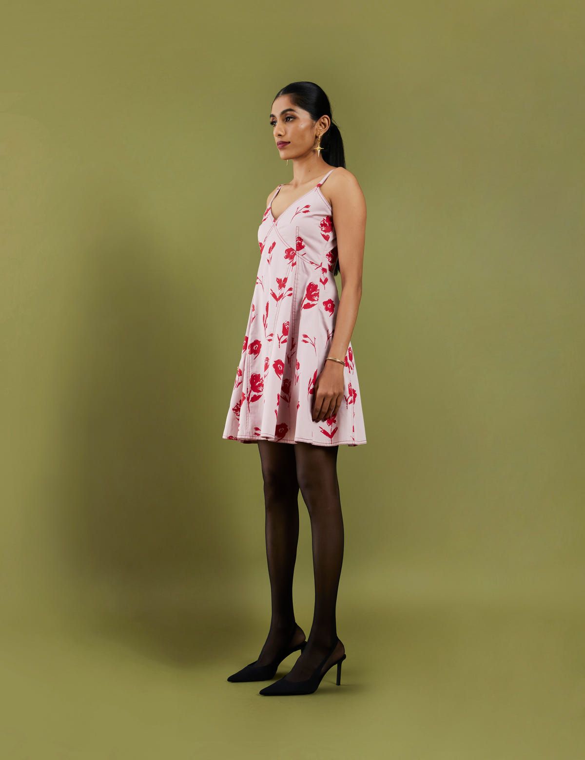 FIELD DRESS - ROSE - image 2
