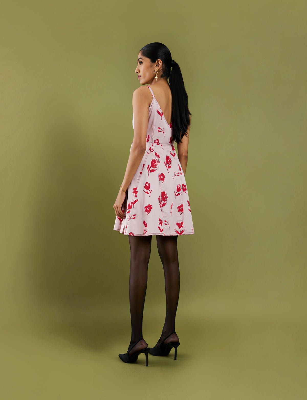 FIELD DRESS - ROSE - image 3