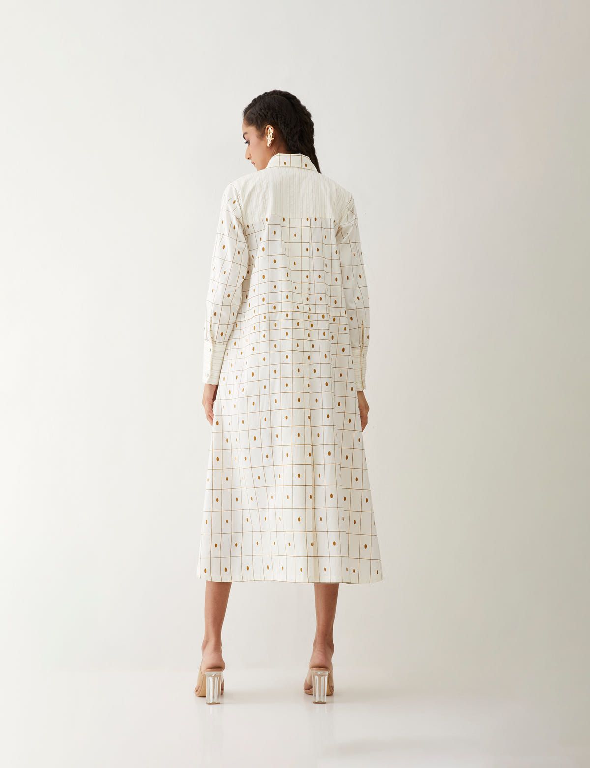 BELLA DRESS - OFF WHITE - image 3