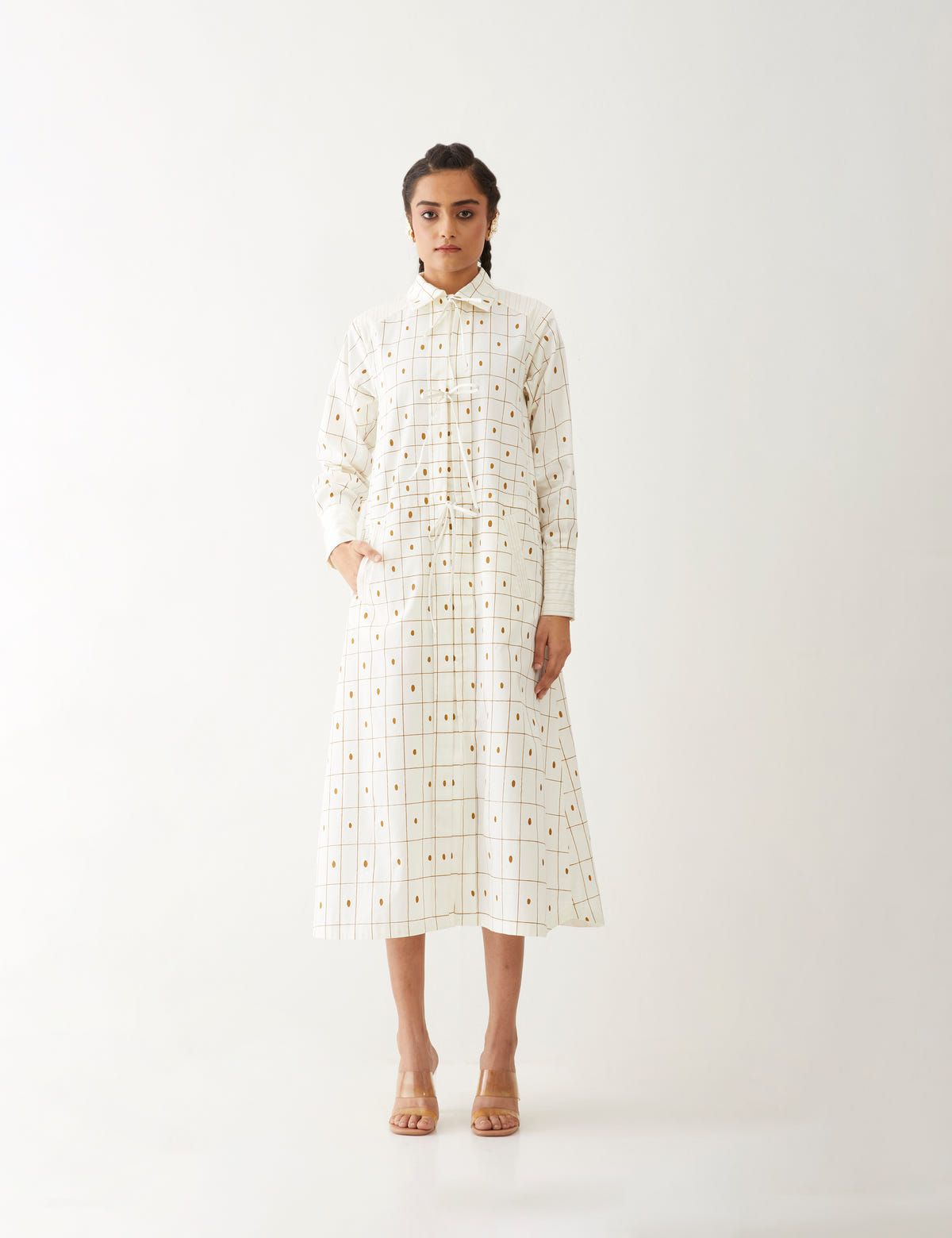 BELLA DRESS - OFF WHITE - image 4