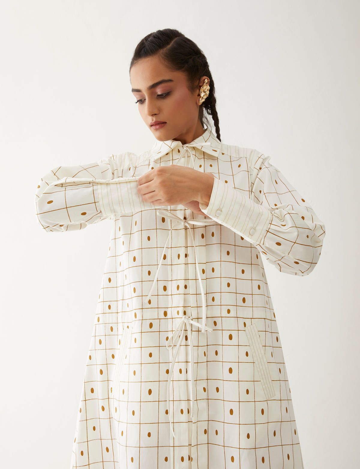 BELLA DRESS - OFF WHITE - image 5