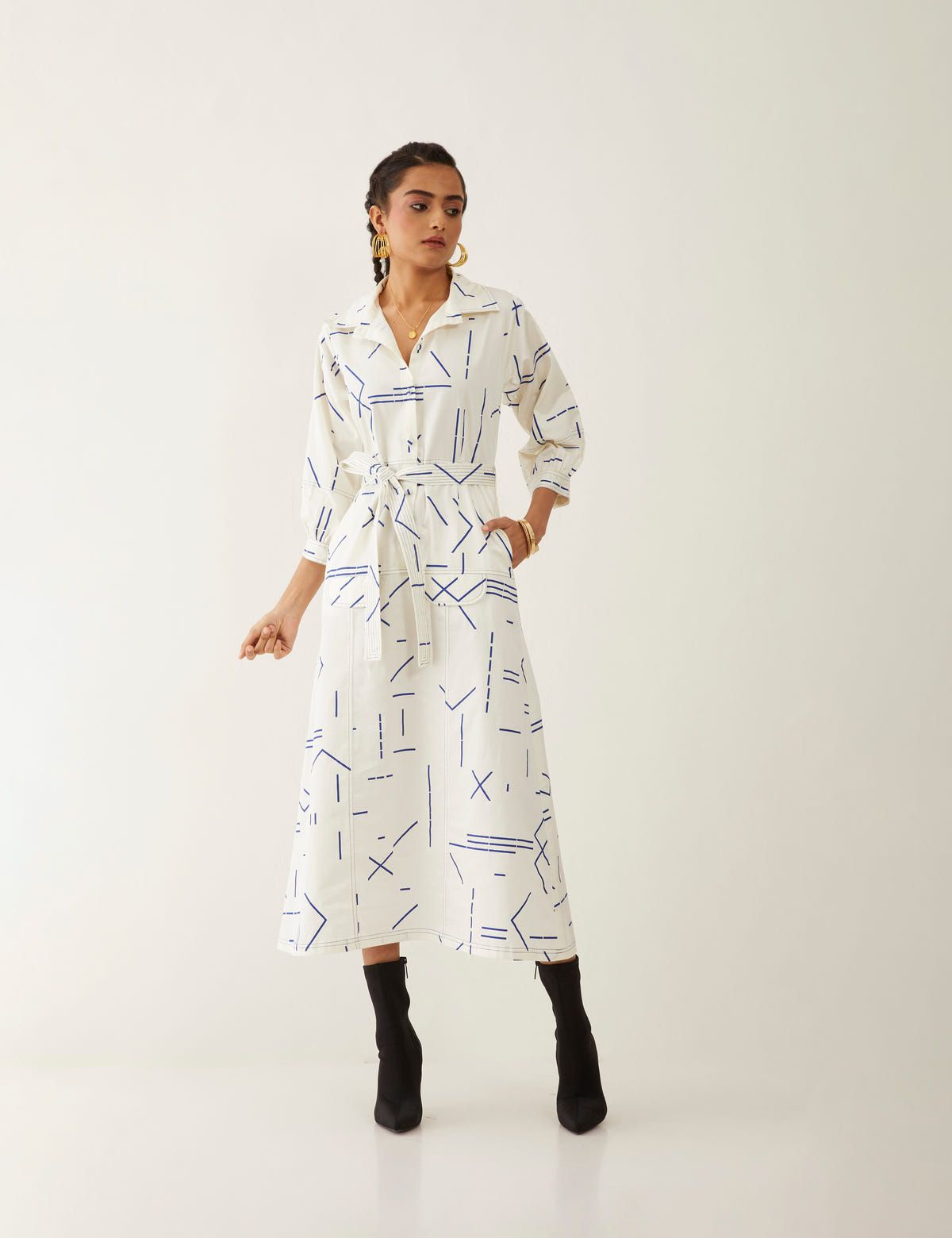 BONIE DRESS - OFF WHITE - image 1