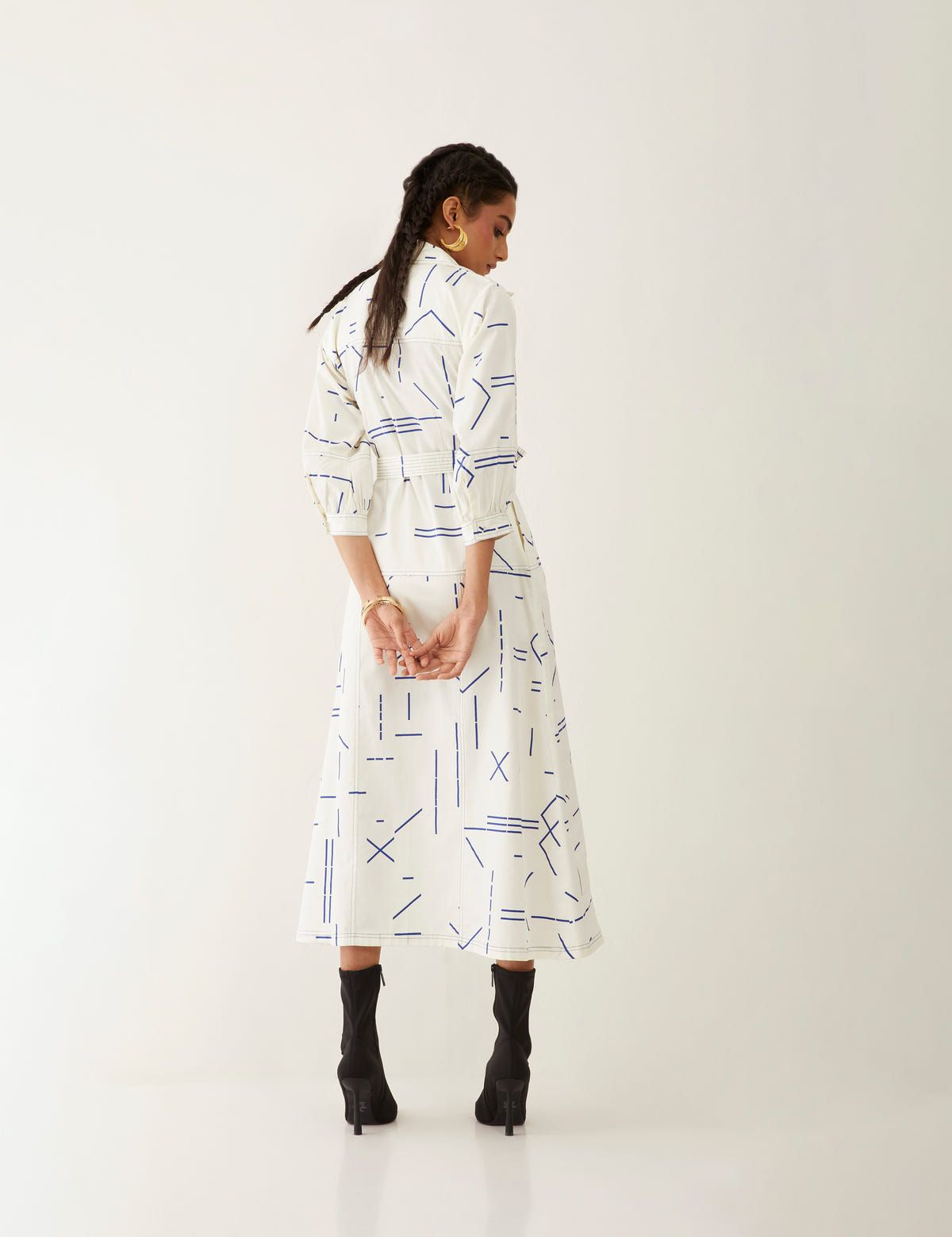 BONIE DRESS - OFF WHITE - image 3