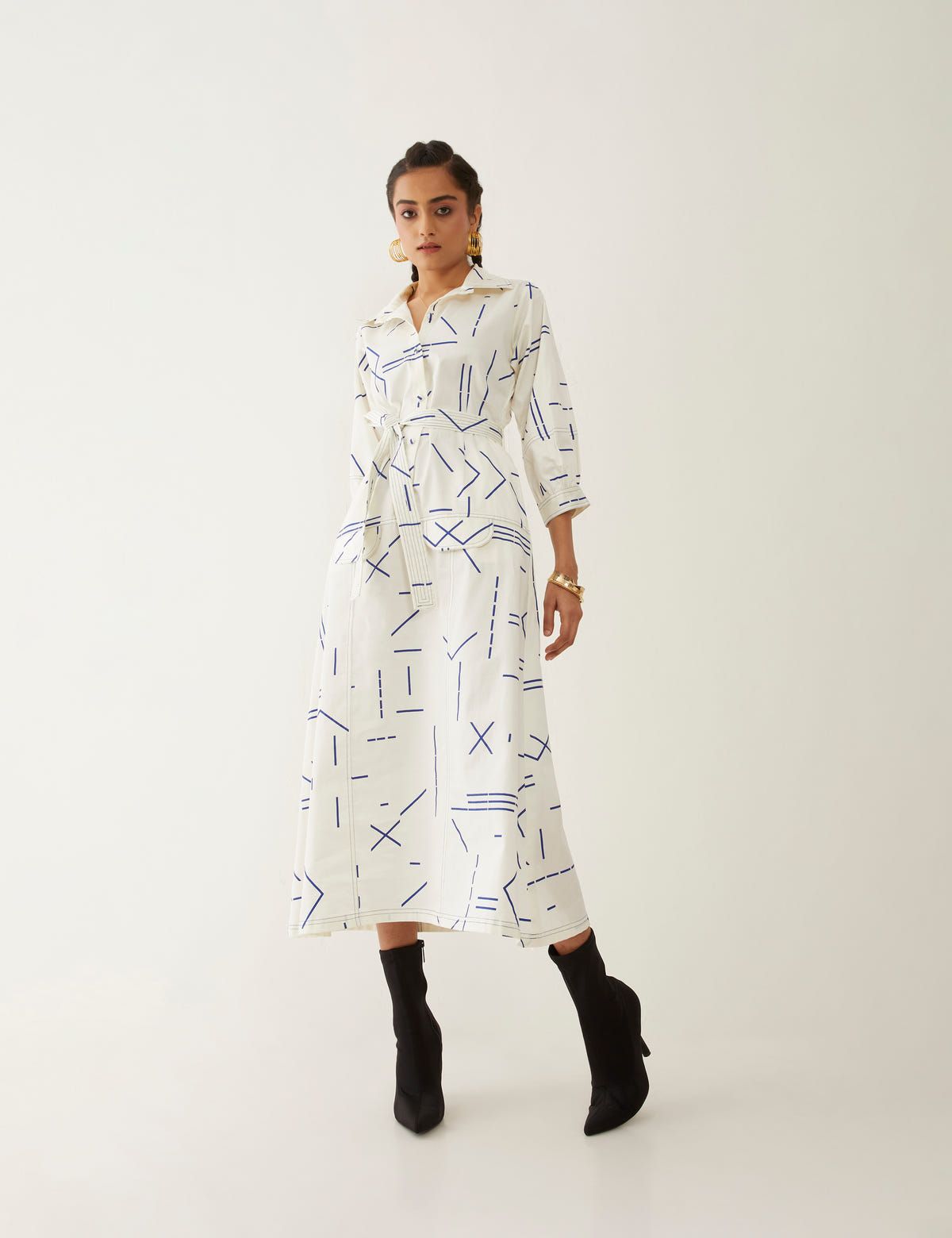 BONIE DRESS - OFF WHITE - image 4