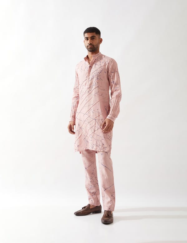 SON OF A NOBLE - SNOB — AUSTIN BRANCH KURTA SET - PINK