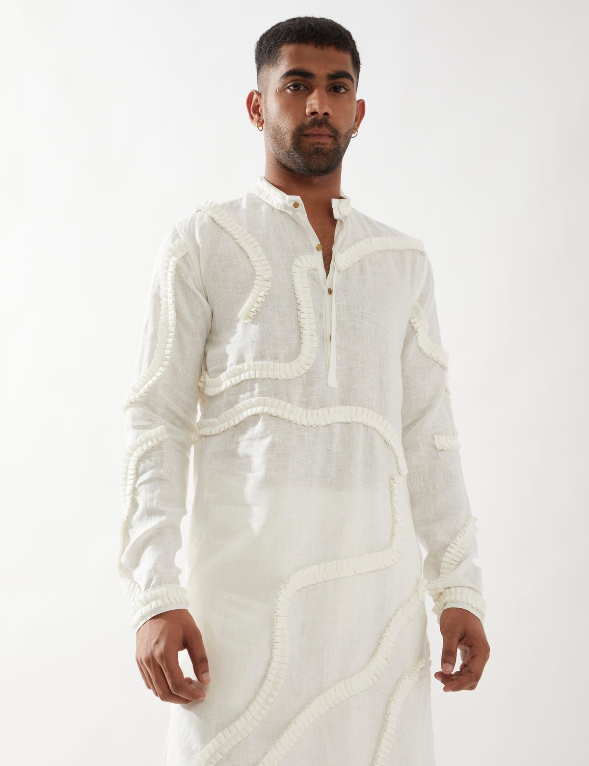 FELIX KURTA  - WHITE - image 3