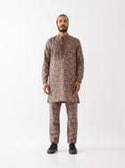 ACE FLORA KURTA SET - GREY view 1