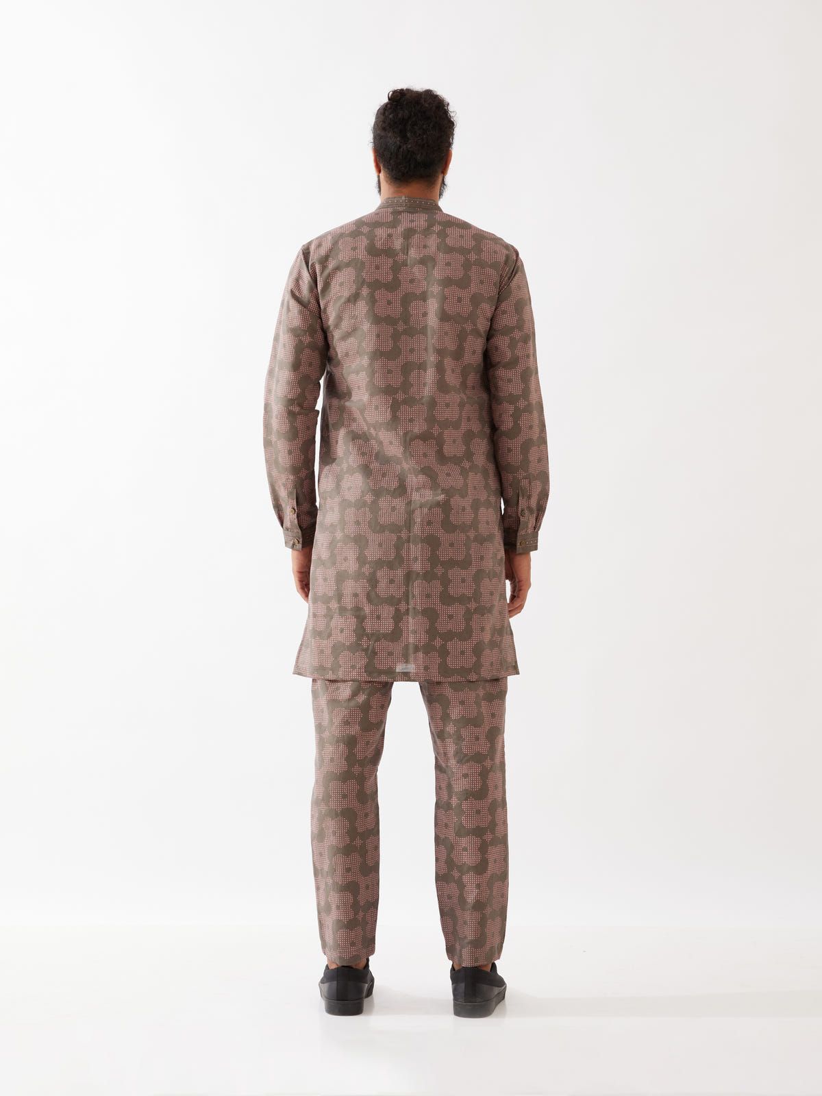 ACE FLORA KURTA SET - GREY - image 3