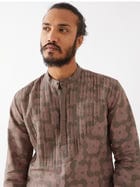 ACE FLORA KURTA SET - GREY view 5
