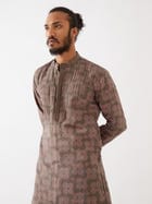 ACE FLORA KURTA SET - GREY view 6