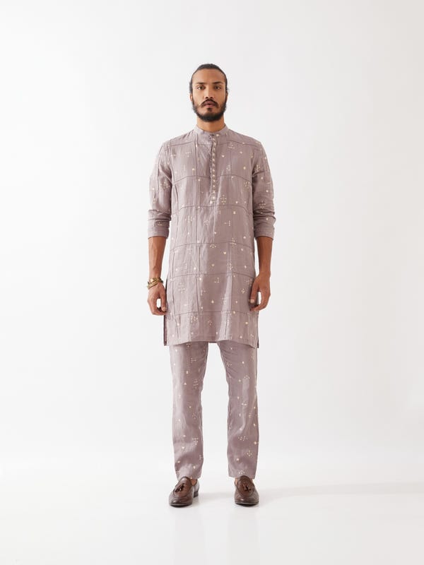 SON OF A NOBLE - SNOB — DIEGO ELEMENTS KURTA SET - PURPLE