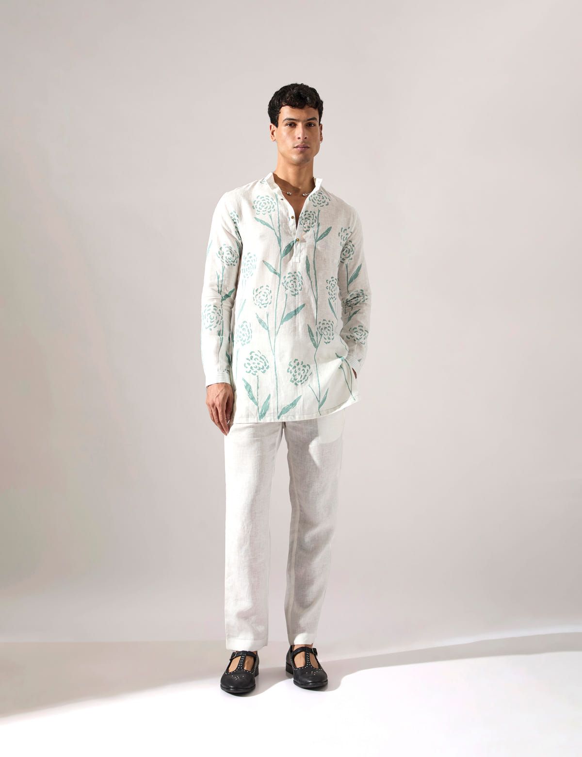 Jude Estate Kurta Set - White - image 2