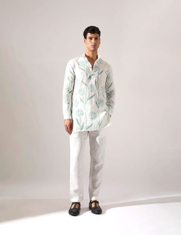 SON OF A NOBLE - SNOB — Jude Estate Kurta Set - White