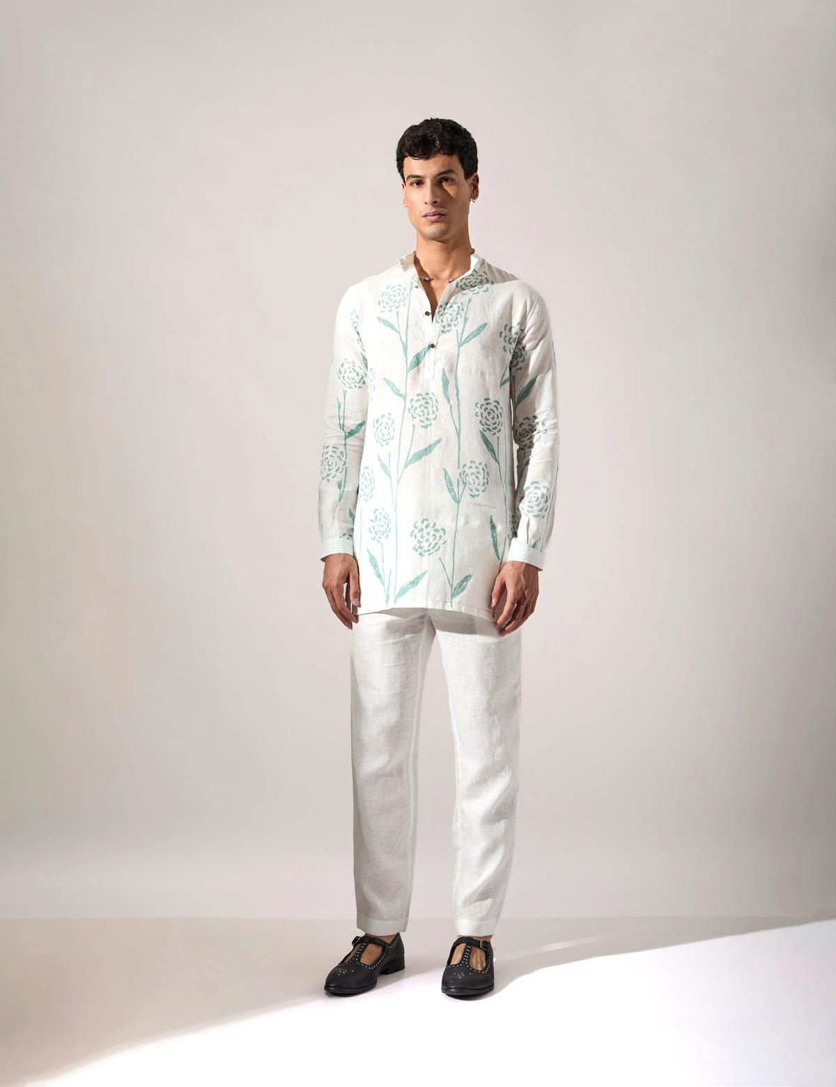 Jude Estate Kurta Set - White - image 3