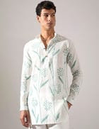 Jude Estate Kurta Set - White view 6