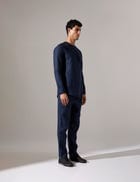 Leo Kurta Set - Navy view 4