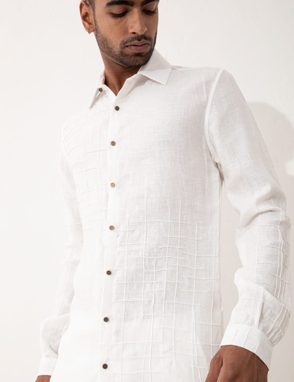SON OF A NOBLE - SNOB — ATLAS SHIRT - WHITE