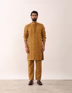 VIRAJ KURTA SET - MUSTARD view 2