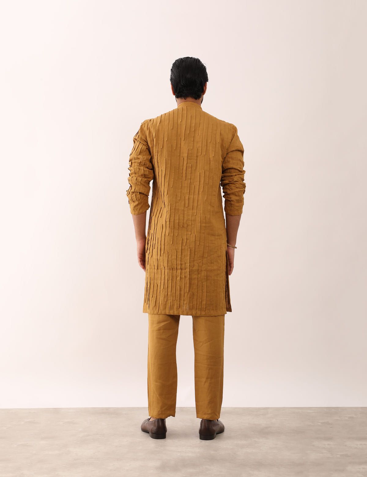 VIRAJ KURTA SET - MUSTARD - image 4