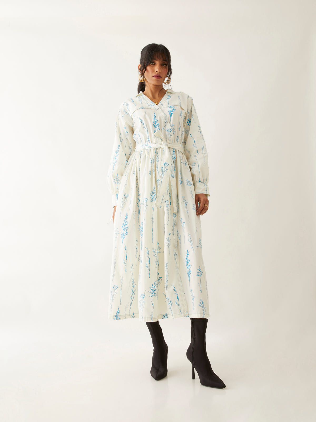 ANYA DRESS - OFF WHITE - image 1