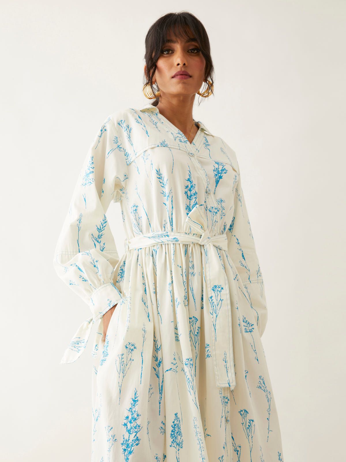 ANYA DRESS - OFF WHITE - image 4