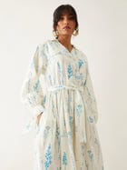 ANYA DRESS - OFF WHITE view 4
