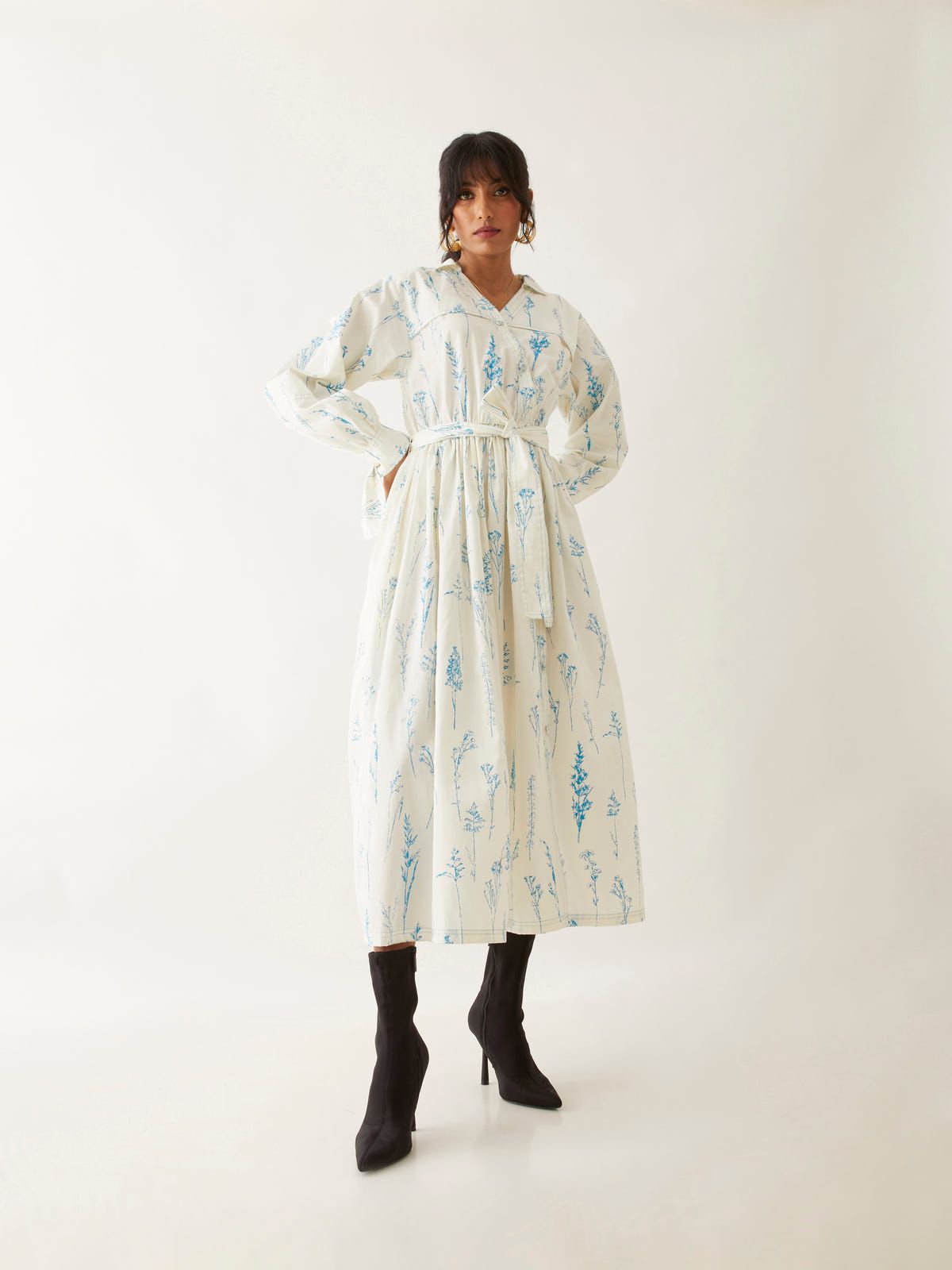 ANYA DRESS - OFF WHITE - image 5