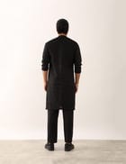 NAKSH KURTA SET - BLACK view 4