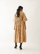 SIENNA DRESS - SAND view 4