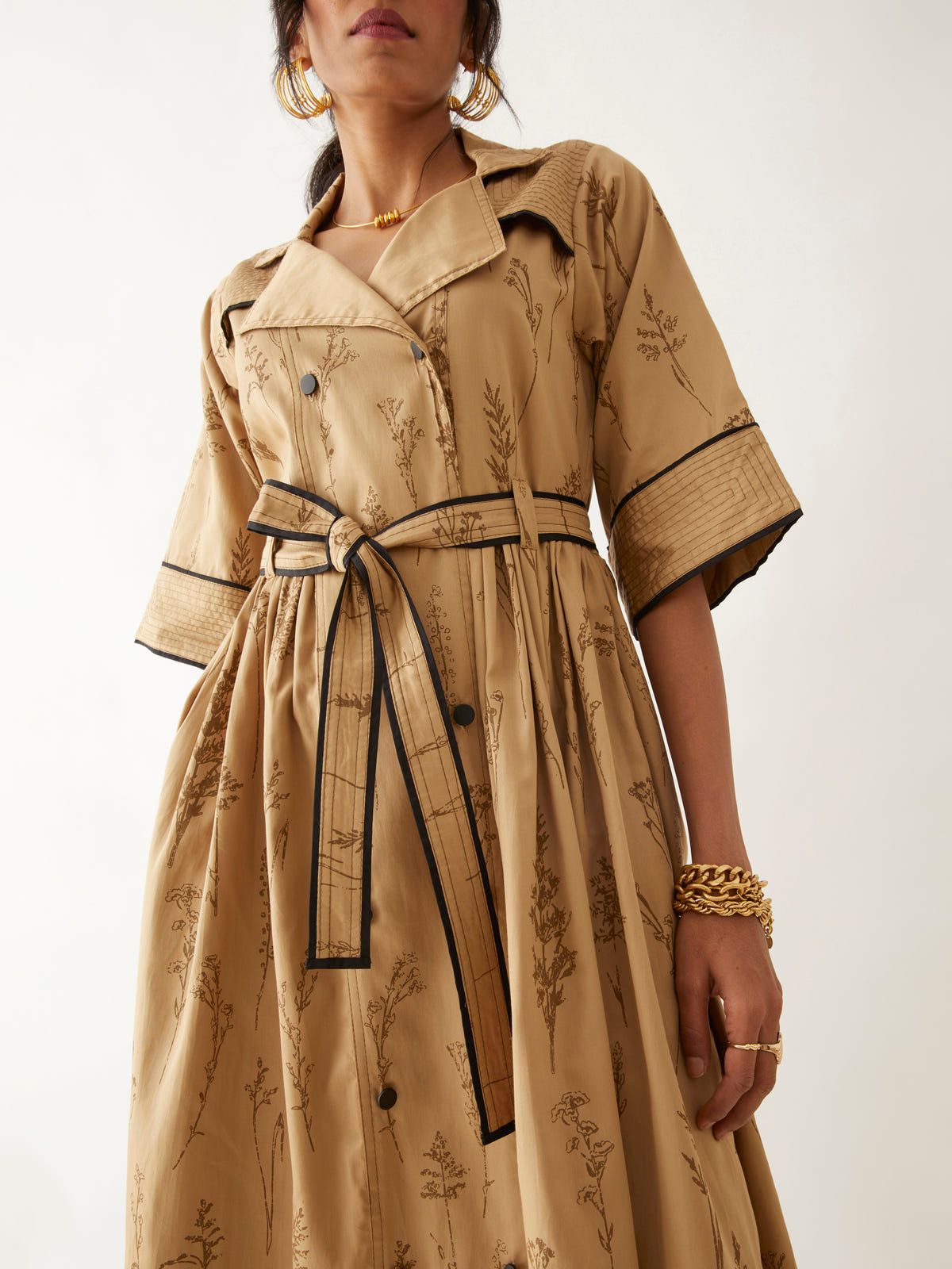 SIENNA DRESS - SAND - image 5