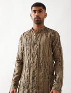 COLTON BRICKS KURTA - OLIVE view 2