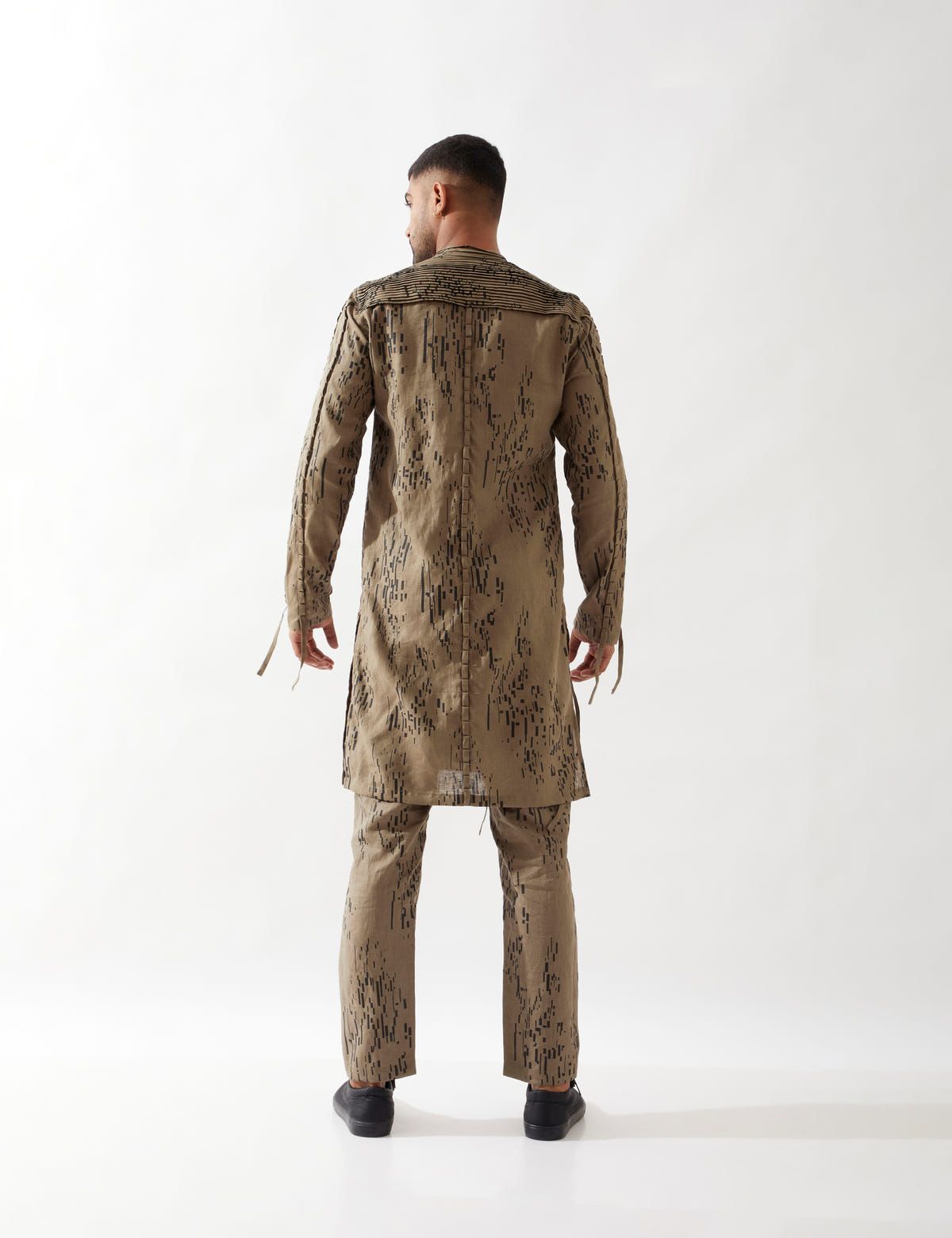 COLTON BRICKS KURTA - OLIVE - image 4