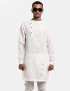 Sherwood - Kurta - Lines - White view 1